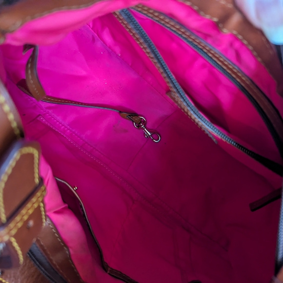 Vintage Dooney & Bourke Hobo Shoulder Bag - Picture 8 of 14